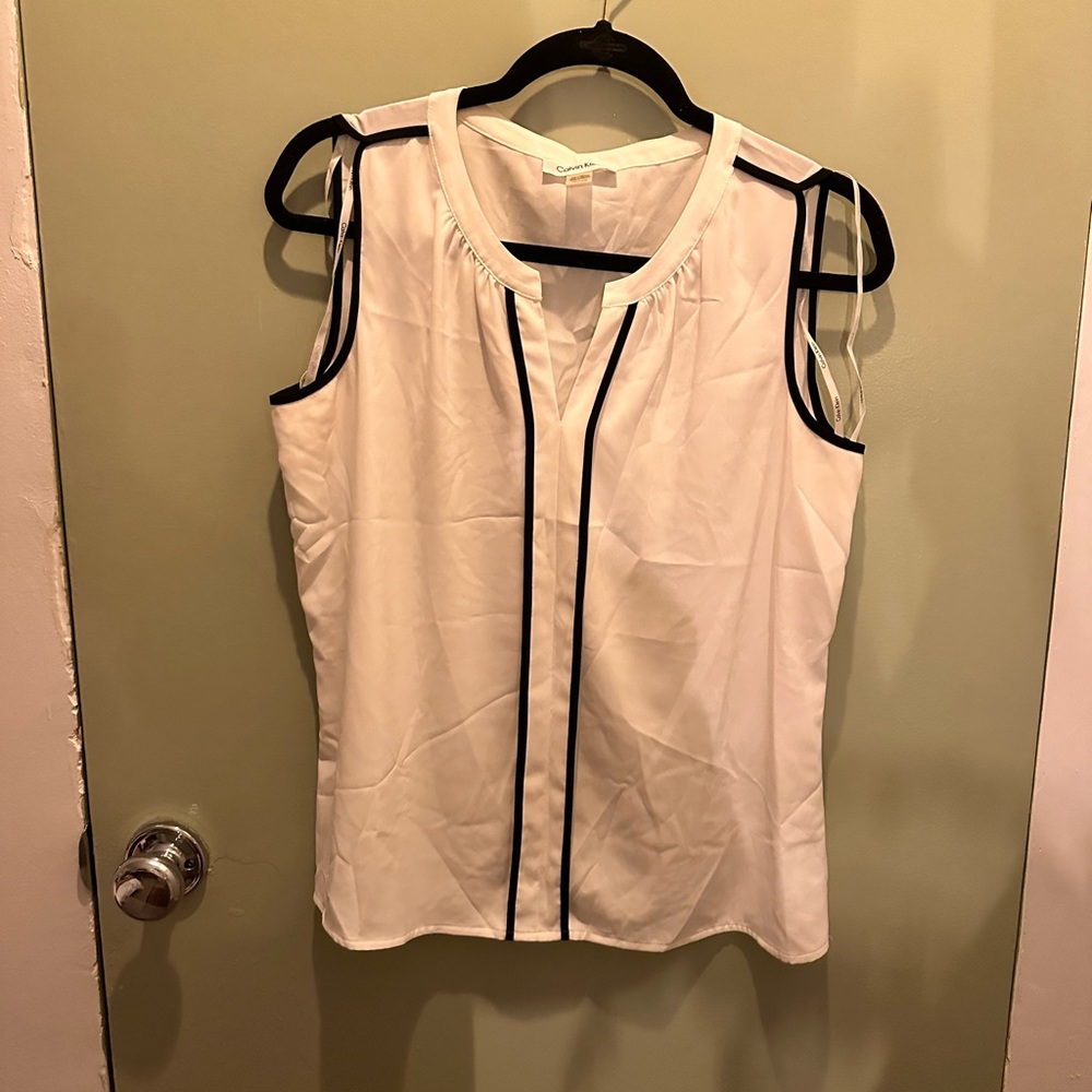 Calvin Klein sleeveless blouse